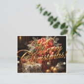 Urlaubspostkarte Frohe Weihnachten (Stehend Vorderseite)