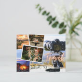 Urlaubspostkarte ( Genießen Sie Ihre Reise ) Feiertagspostkarte (Stehend Vorderseite)