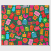 Urlaubspräsentationen zum Muster "Grüner Hintergru Geschenkpapier (Flach)