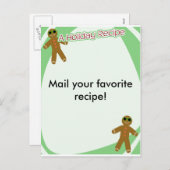 Urlaubsreecipe Feiertagspostkarte (Vorne/Hinten)
