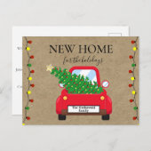 Urlaubsreise Neuer Zuhause Rustikaler Truck Postkarte (Vorne/Hinten)