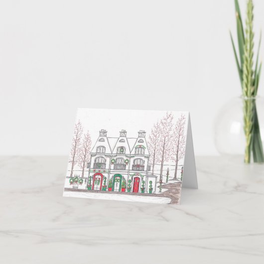 Urlaubsreisekarte Karte (Vorderseite)