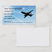 Urlaubsreisespezialist Visitenkarte (Vorne/Hinten)