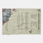 Urlaubsrezeption Keepake Blue Pumpkin Bauernhof Geschirrtuch (Horizontal)