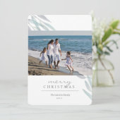 Urlaubssage Feiertagskarte (Stehend Vorderseite)