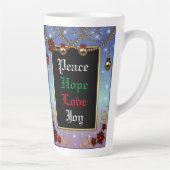 Urlaubssaison Dekorationen Blue Frame Milchtasse (Rechts)