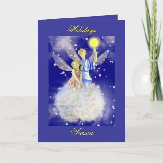 Urlaubssaison Feiertagskarte (Vorderseite)