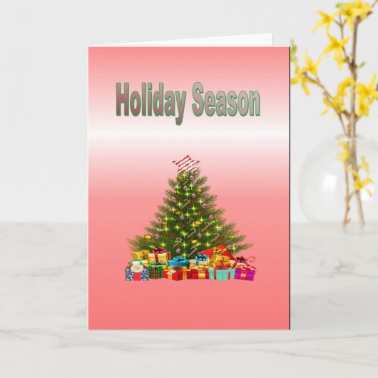 Urlaubssaison Karte (Gelbe Blume)