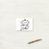 Urlaubsschnee Post-it Klebezettel (Auf Schreibtisch)