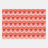 Urlaubsschneemänner, Nordic Stripe und Candy Cane Geschenkpapier Set (Vorderseite 3)