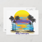 Urlaubssouvenir Postkarte (Vorne/Hinten)