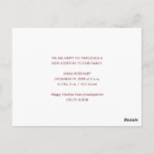 Urlaubsstichtenkarte Postkarte (Rückseite)