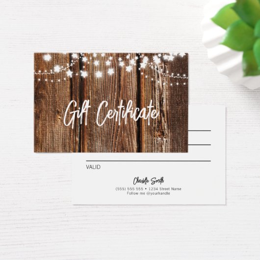 Urlaubsstift für Holz und String Lights (Schreibtisch)