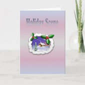 Urlaubsszene Karte (Vorderseite)