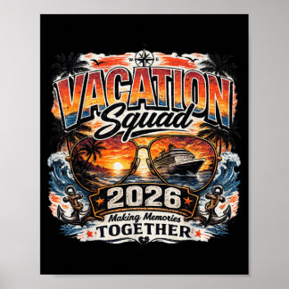 Urlaubsteam 2026 Familienkreuzfahrt Strandtrip Poster