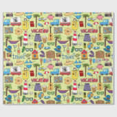 Urlaubsthema Geschenkpapier (Flach)