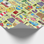 Urlaubsthema Geschenkpapier (Ecke)