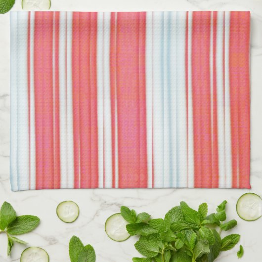 Urlaubstriche Geschirrtuch (Gefaltet)