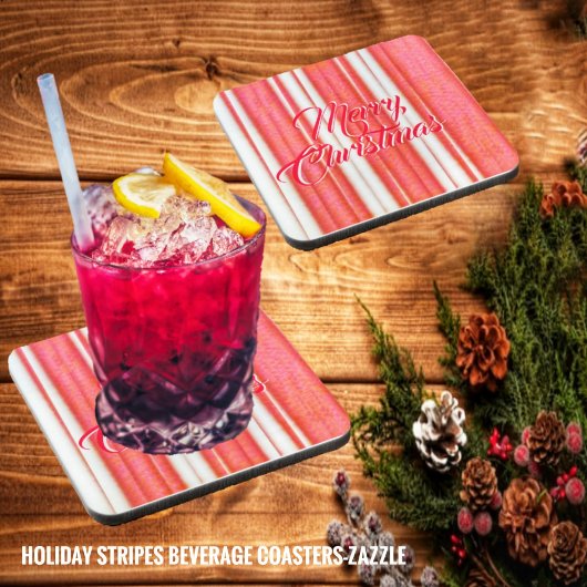 Urlaubstriche Getränkeuntersetzer