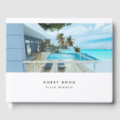 Urlaubsvermietung Kommentare Minimalistisch White Gästebuch (Vorderseite)