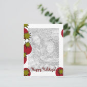 Urlaubsvorlage Feiertagspostkarte (Stehend Vorderseite)