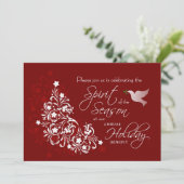 Urlaubsvorteil Wohltätigkeit Einladung (Stehend Vorderseite)