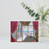 Urlaubswunsch Feiertagspostkarte (Stehend Vorderseite)