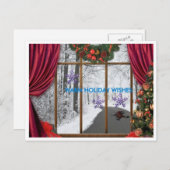 Urlaubswunsch Feiertagspostkarte (Vorne/Hinten)