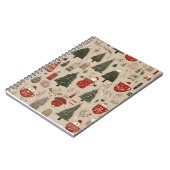 Urlaubswünsche: Weihnachts-Notebook-Sammlung Notizblock (Linke Seite)