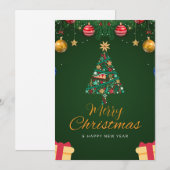 Urlaubswunschkarte Feiertagskarte (Vorne/Hinten)