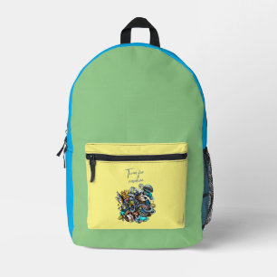 Urlaubszeit Bedruckter Rucksack