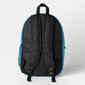 Urlaubszeit Bedruckter Rucksack (Rückseite)