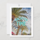 Urlaubszeit Feiertagskarte (Vorderseite)