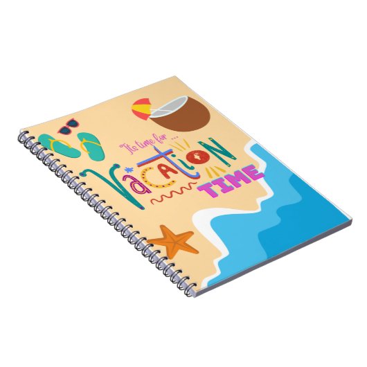 Urlaubszeit Notizblock (Rechte Seite)