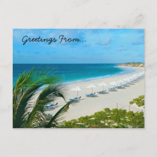 Urlaubszeit Postkarte