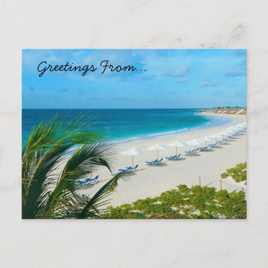 Urlaubszeit Postkarte (Vorderseite)