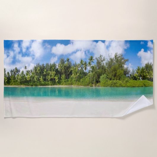 Urlaubsziel Strandtuch (Vorderseite)