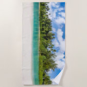 Urlaubsziel Strandtuch (Vorderseite)