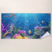 Urlaubsziel Strandtuch (Vorderseite)