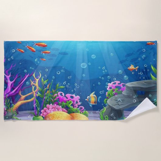 Urlaubsziel Strandtuch (Vorderseite)