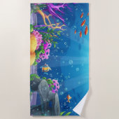 Urlaubsziel Strandtuch (Vorderseite)