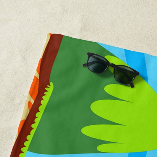 Urlaubsziel Strandtuch (Beispiel)