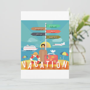 Urlaubsziele Einladung