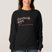 Urling Girl - Curling Sweatshirt (Vorderseite)