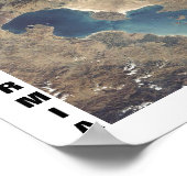 Urmia-See Poster (Ecke)