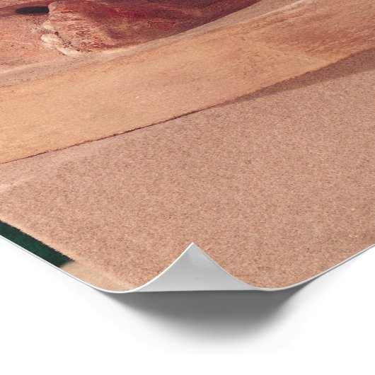 Urn-Deckel mit einer Figur eines Kriegers Poster (Ecke)