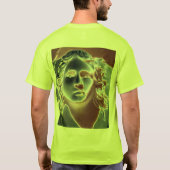 Urne-Gesicht Photoshop Kunst T-Shirt (Rückseite)