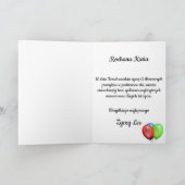 Urodziny - Personalisierte polnische Geburtstagska Karte (Innenseite)