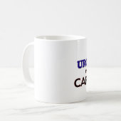 Urologe angetrieben durch Koffein Kaffeetasse (Vorderseite Links)