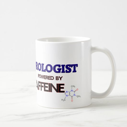 Urologe angetrieben durch Koffein Kaffeetasse (Rechts)